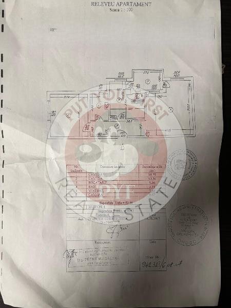 Parcul Sebastian | Apartament 2 camere |  Demidecomandat | 63 m | B11477